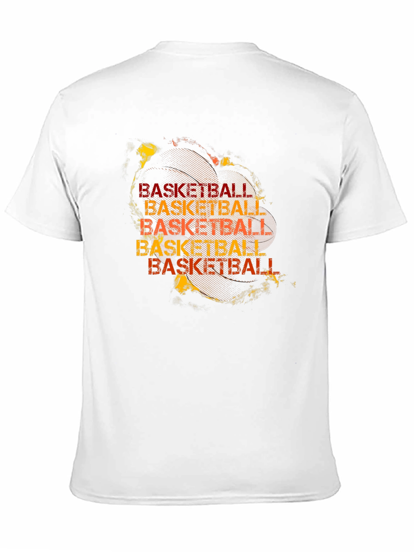 Basketball Graphic Print T-Shirt