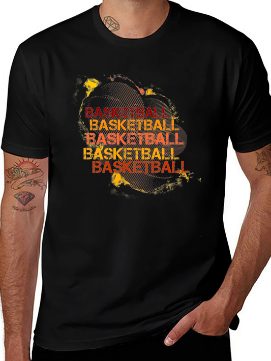 Basketball Graphic Print T-Shirt