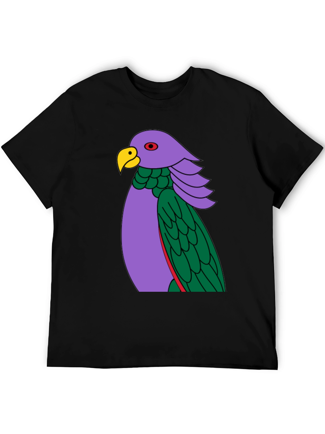 Parrot Graphic Tee - Unique Bird Design
