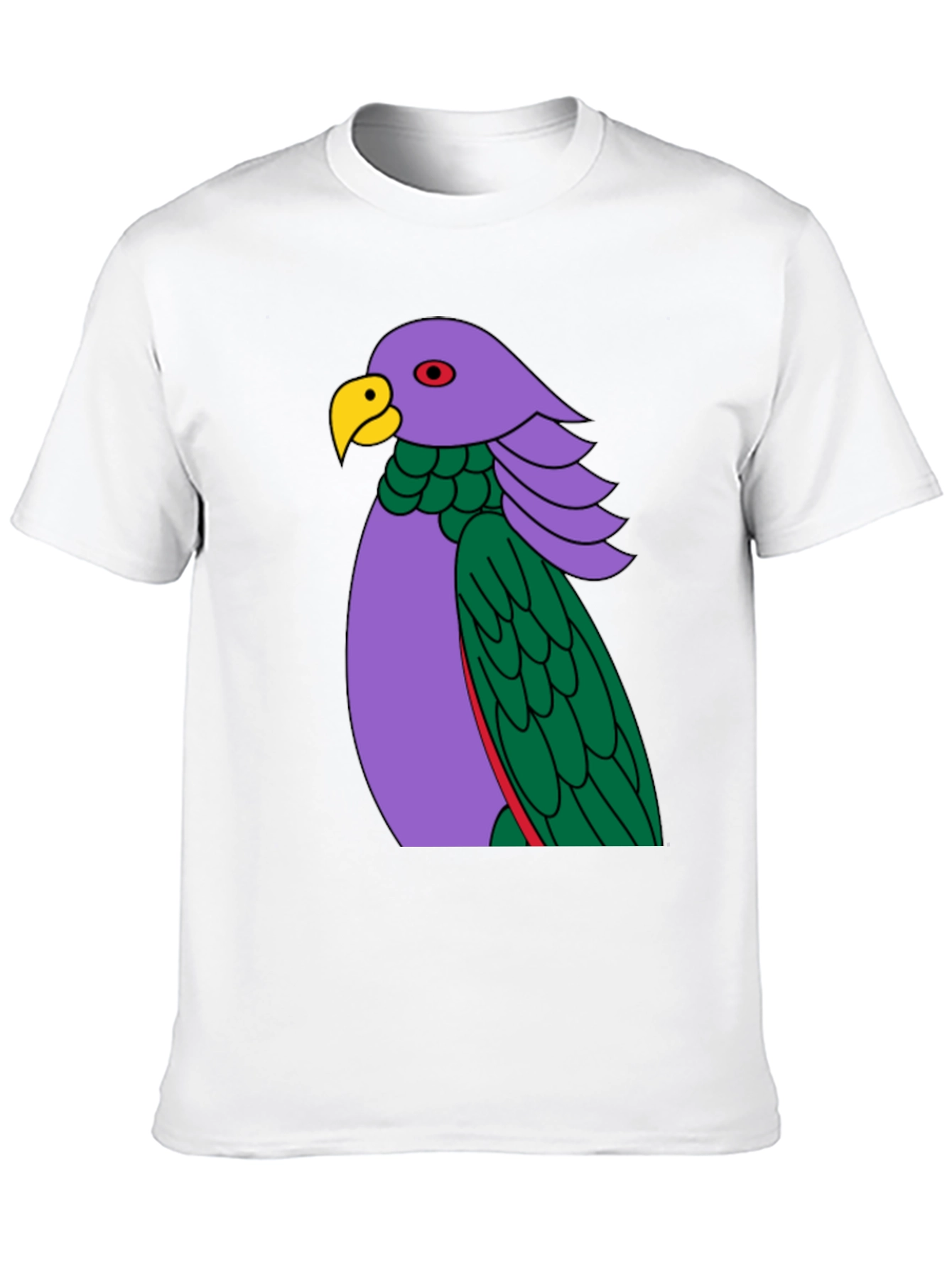 Parrot Graphic Tee - Unique Bird Design