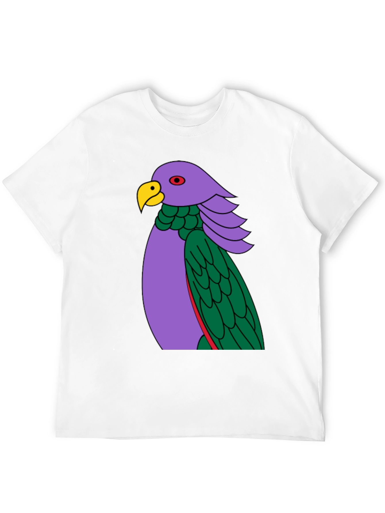 Parrot Graphic Tee - Unique Bird Design