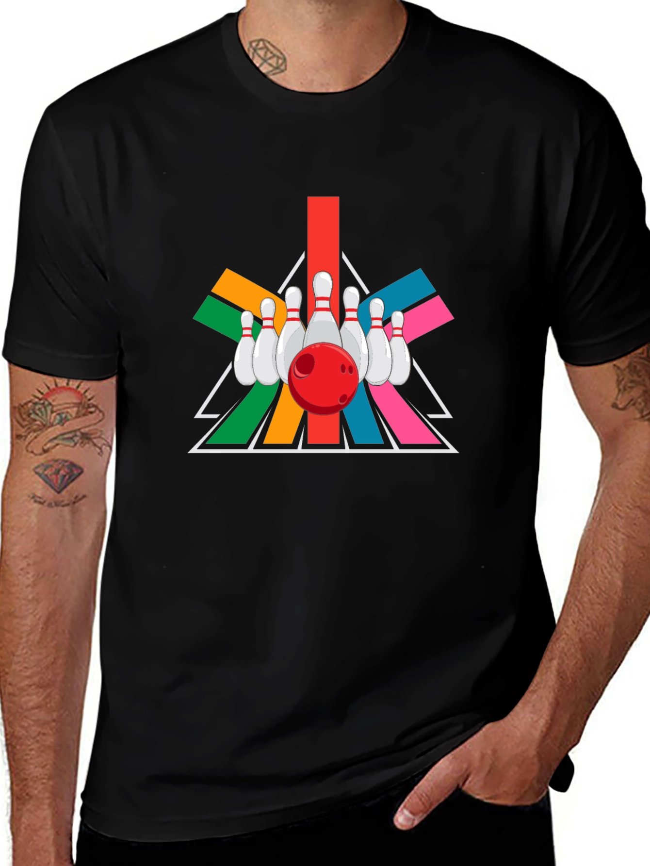 Retro Bowling Strike T-Shirt