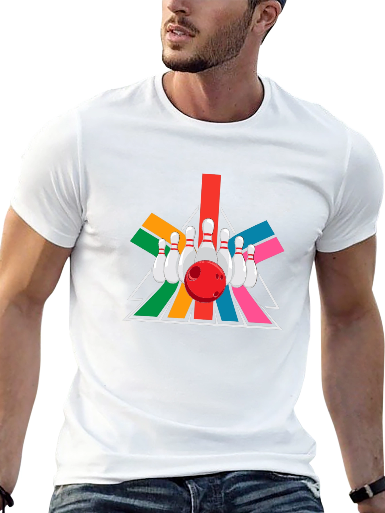 Retro Bowling Strike T-Shirt