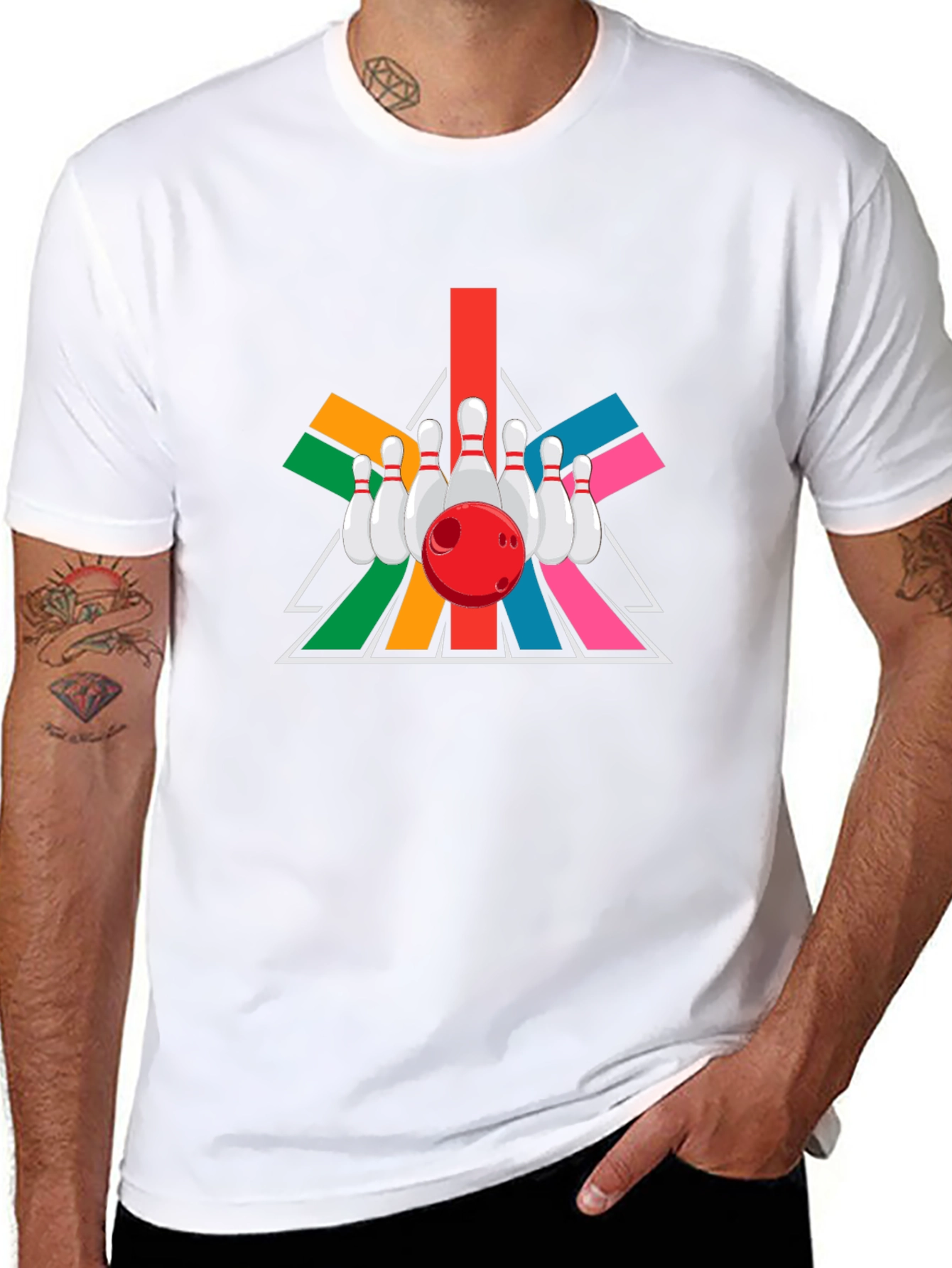 Retro Bowling Strike T-Shirt