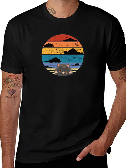 Sunset Hamster T-Shirt