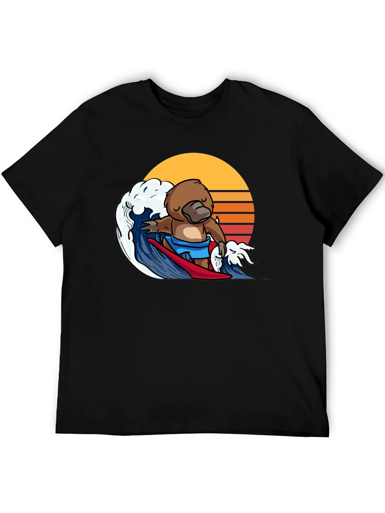 Surfing Platypus Graphic Tee