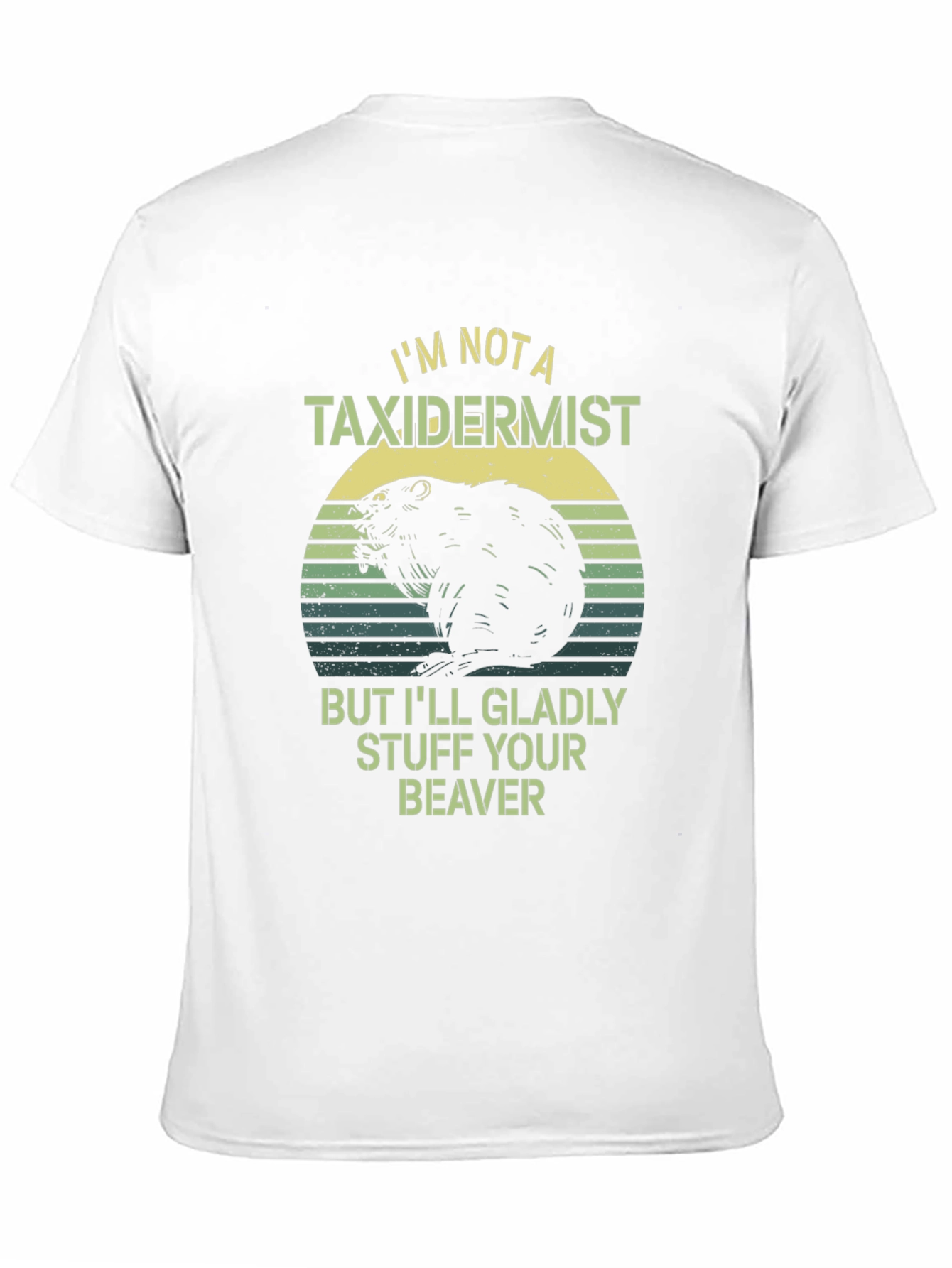 Funny Beaver Taxidermist Humor Graphic T-Shirt