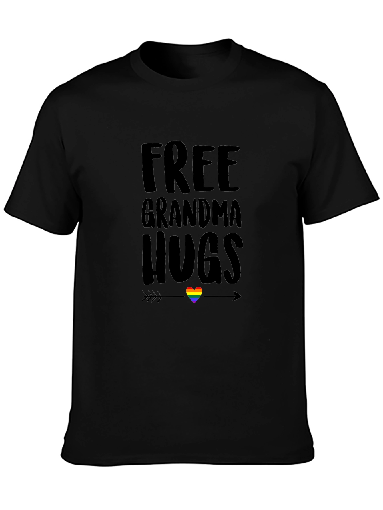 Free Grandma Hugs LGBT Pride Arrow T-Shirt