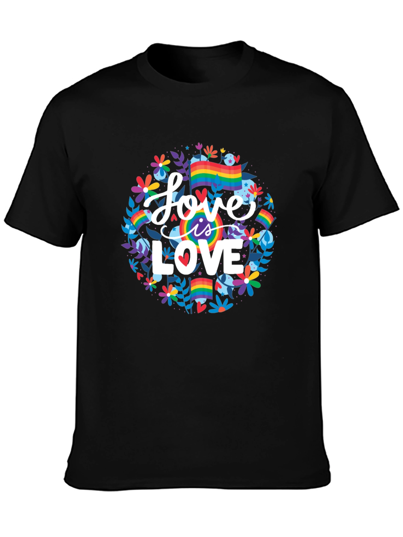 Love is Love T-Shirt - Pride Rainbow Graphic Tee