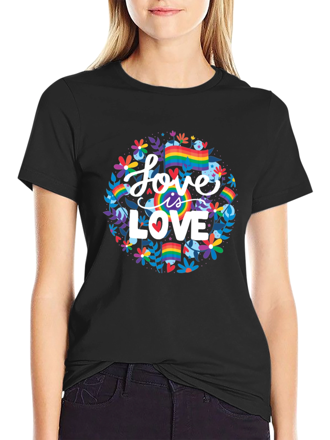 Love is Love T-Shirt - Pride Rainbow Graphic Tee