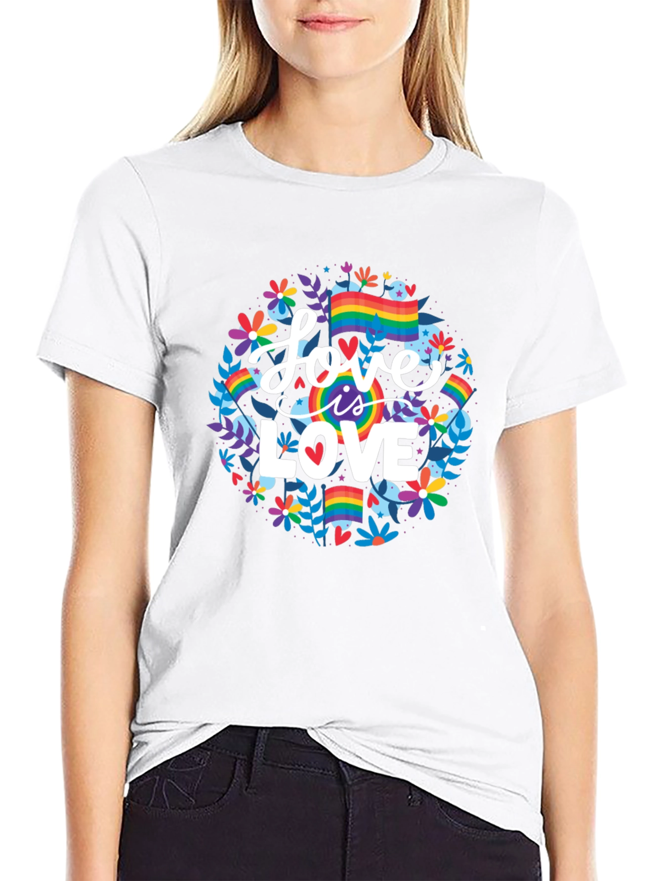 Love is Love T-Shirt - Pride Rainbow Graphic Tee