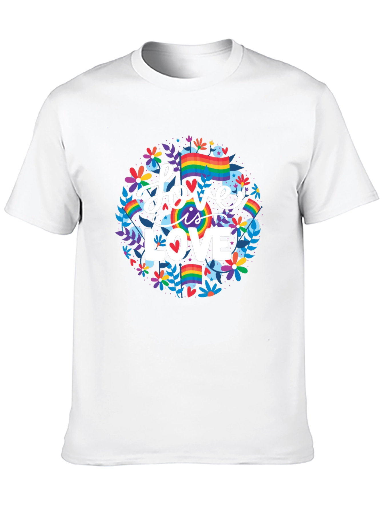 Love is Love T-Shirt - Pride Rainbow Graphic Tee