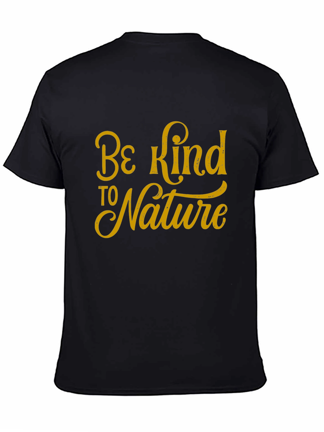 Be Kind to Nature Black Graphic Tee