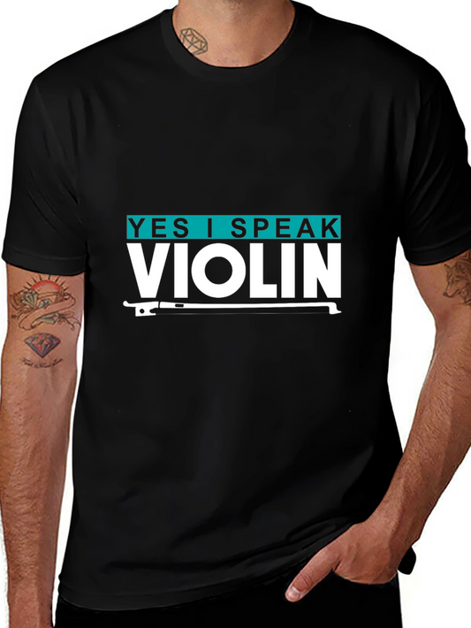 Yes I Speak Violin T-Shirt - Music Lover Tee