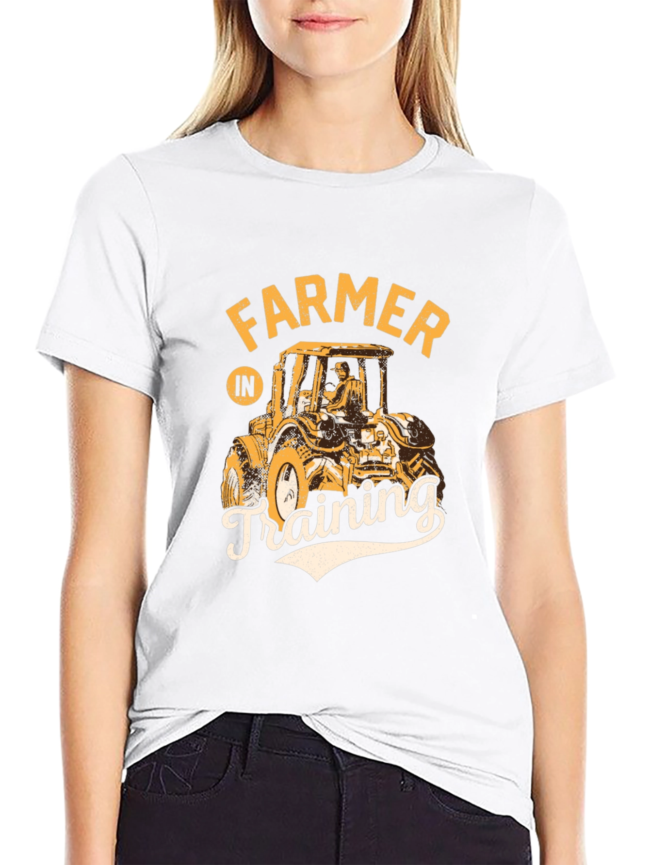 Farmer in Training Black Graphic Tee