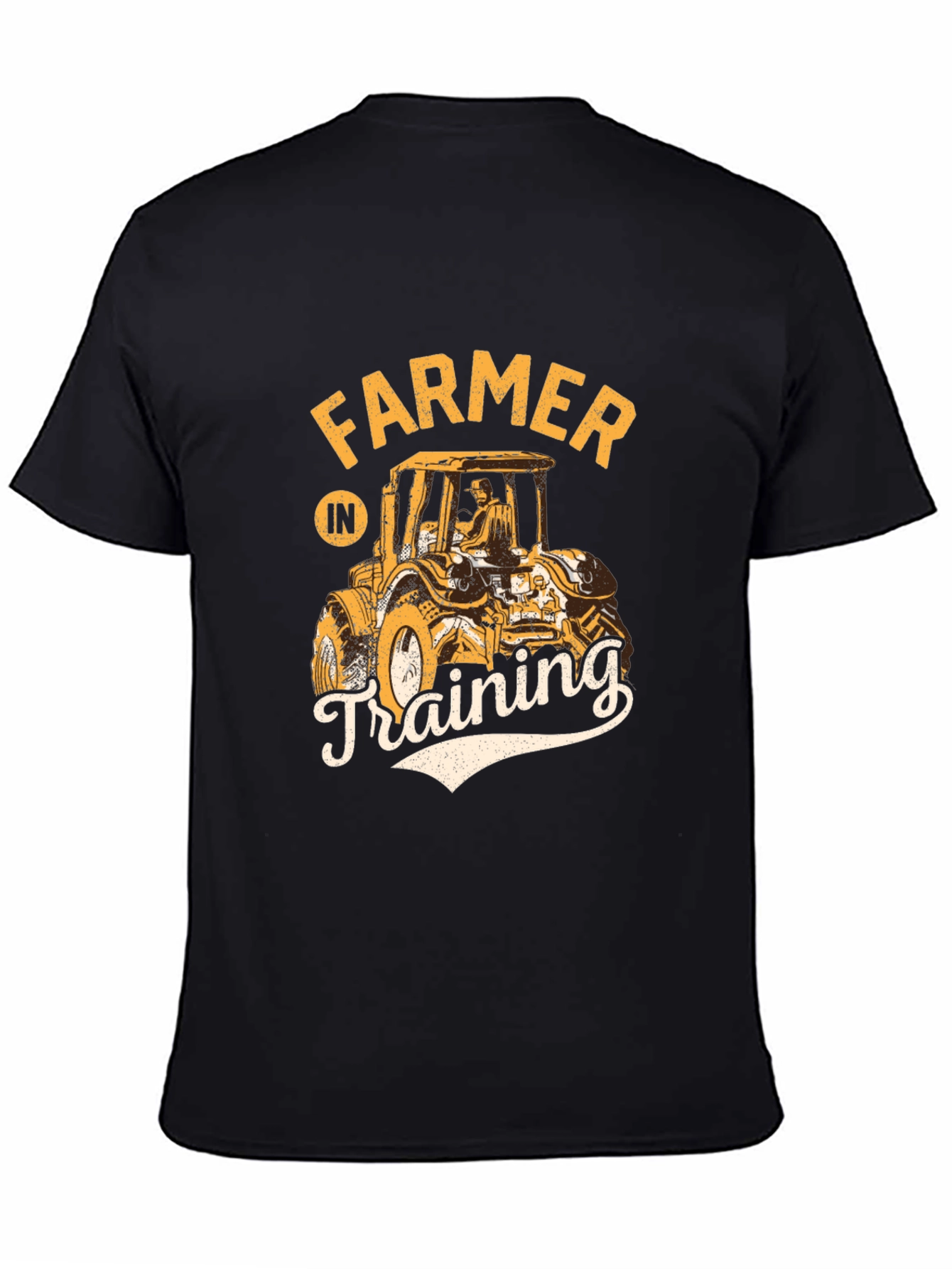 Farmer in Training Black Graphic Tee