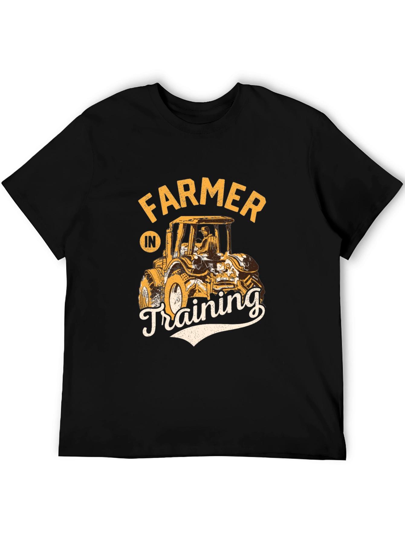 Farmer in Training Black Graphic Tee