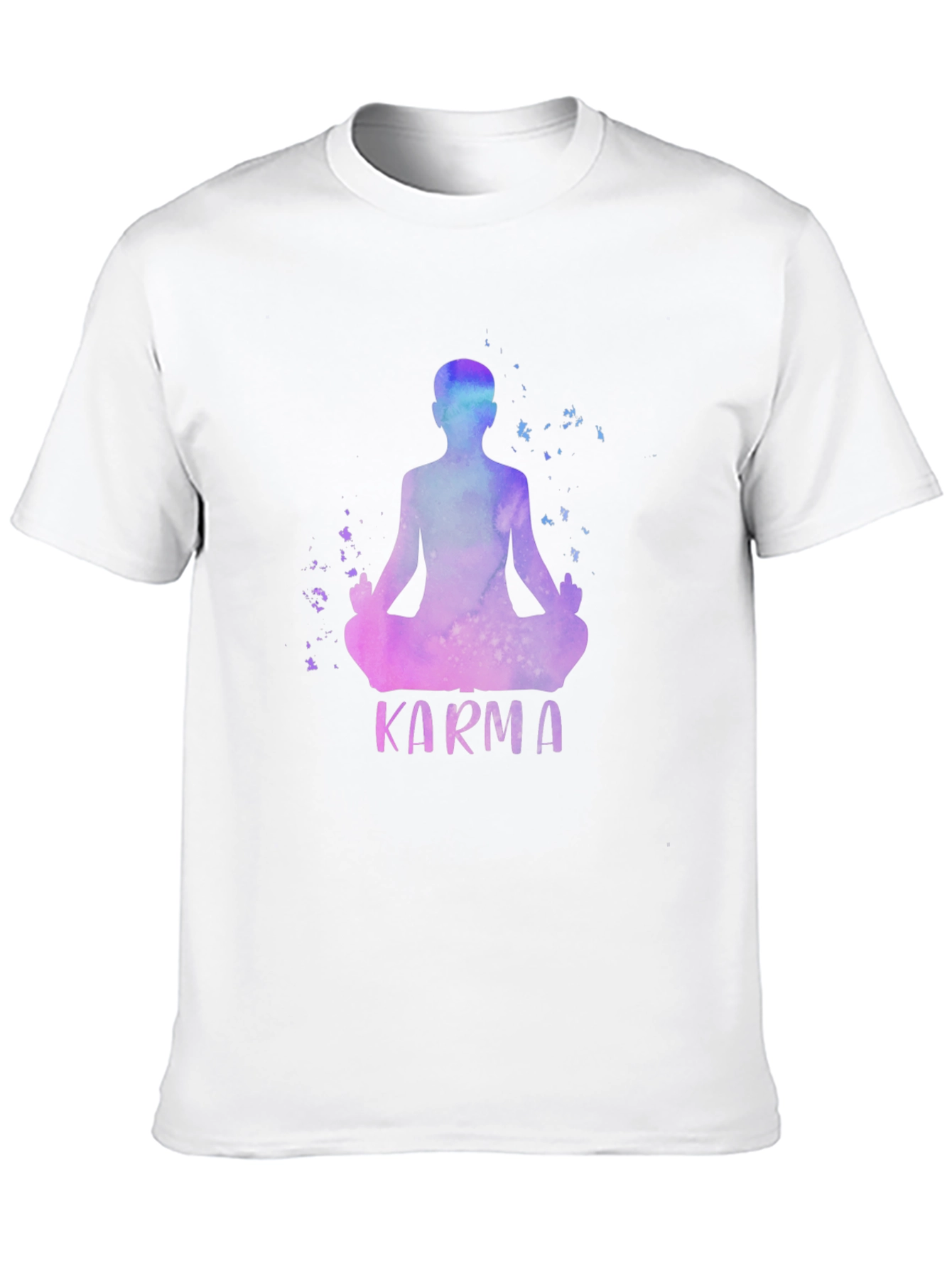 Karma Lotus Meditation Graphic Tee - Relaxed Fit