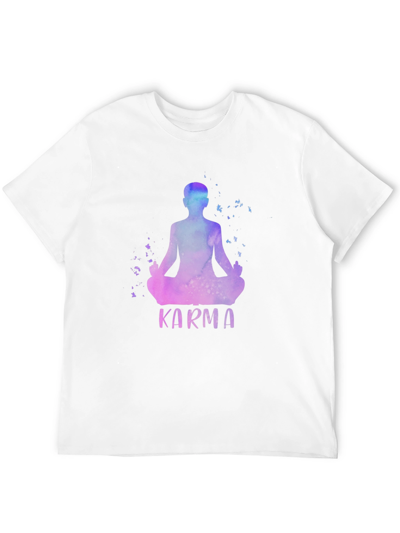 Karma Lotus Meditation Graphic Tee - Relaxed Fit