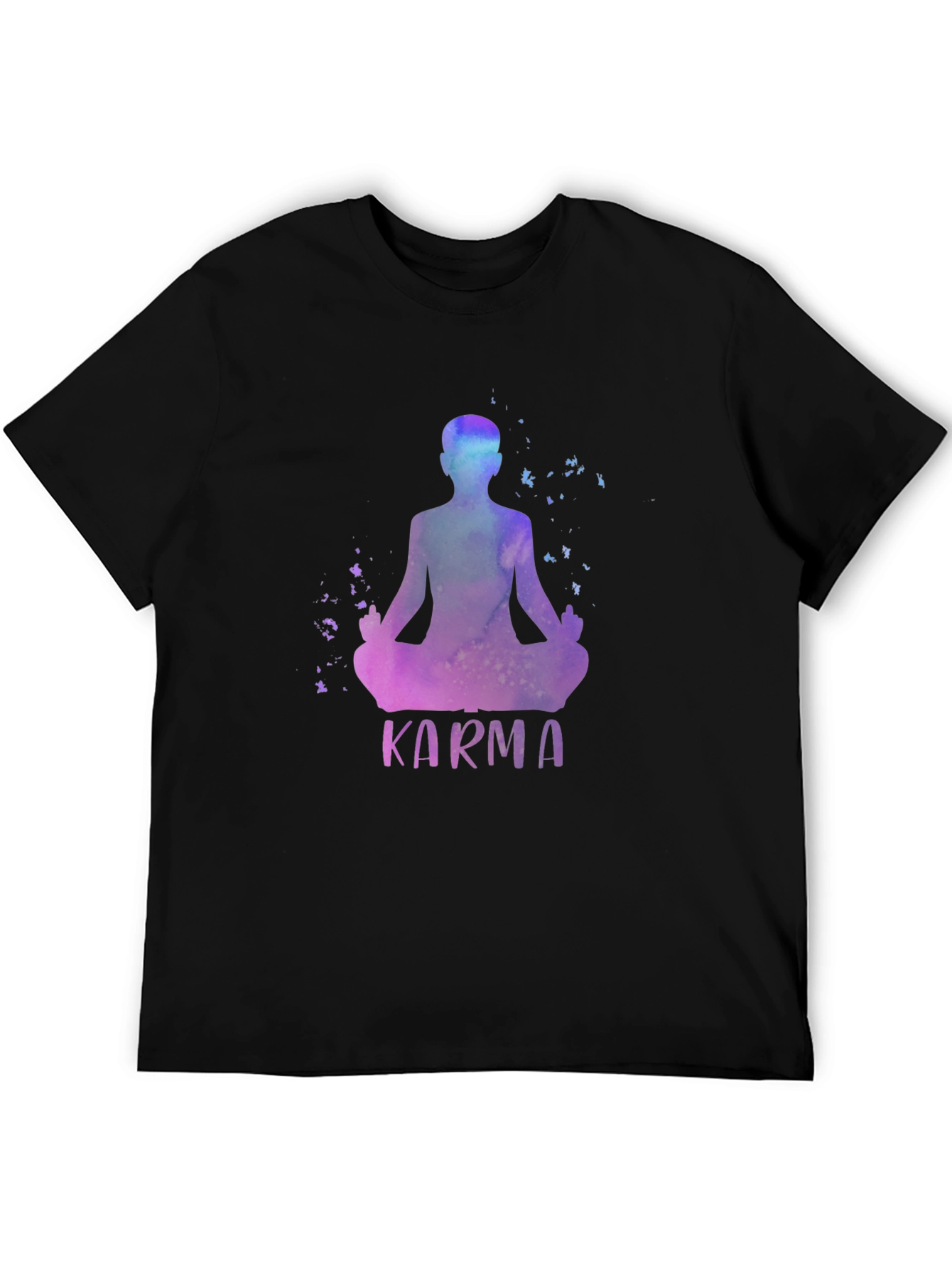 Karma Lotus Meditation Graphic Tee - Relaxed Fit