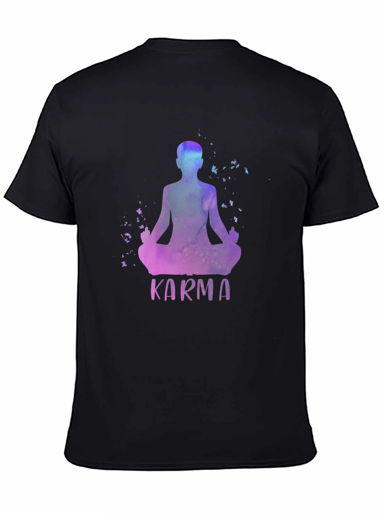 Karma Lotus Meditation Graphic Tee - Relaxed Fit