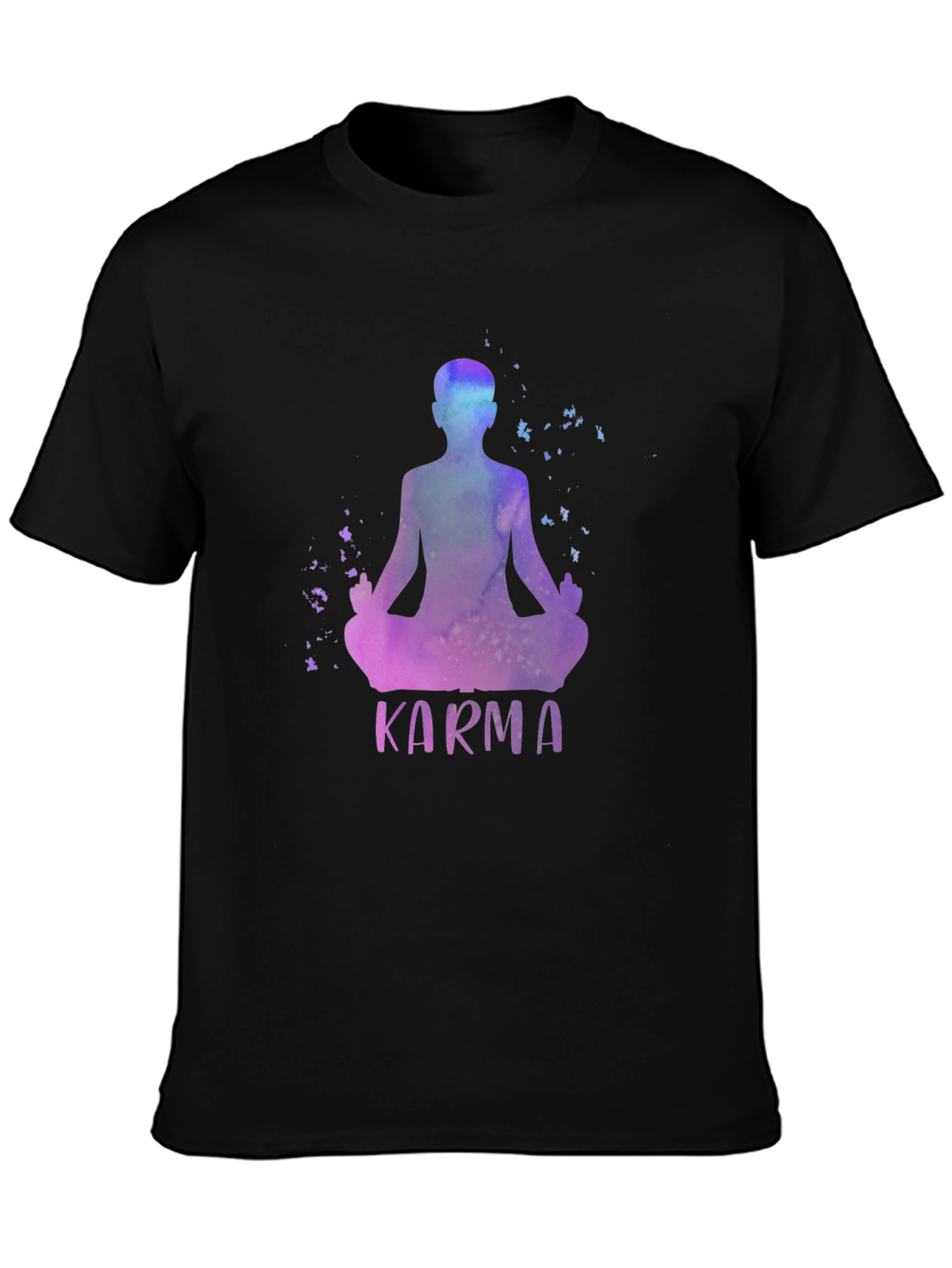 Karma Lotus Meditation Graphic Tee - Relaxed Fit