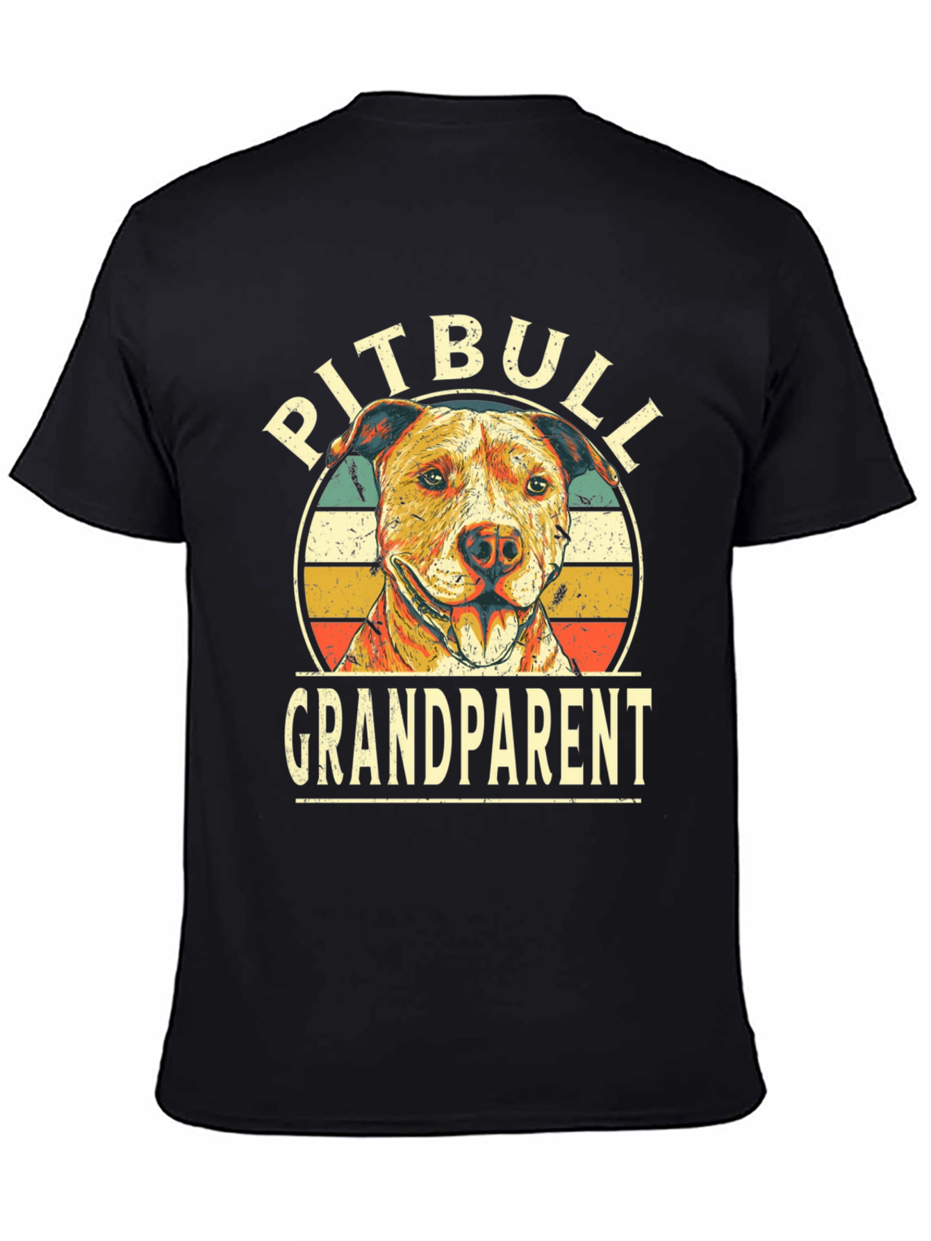 Pitbull Grandparent T-Shirt - Dog Lover Tee