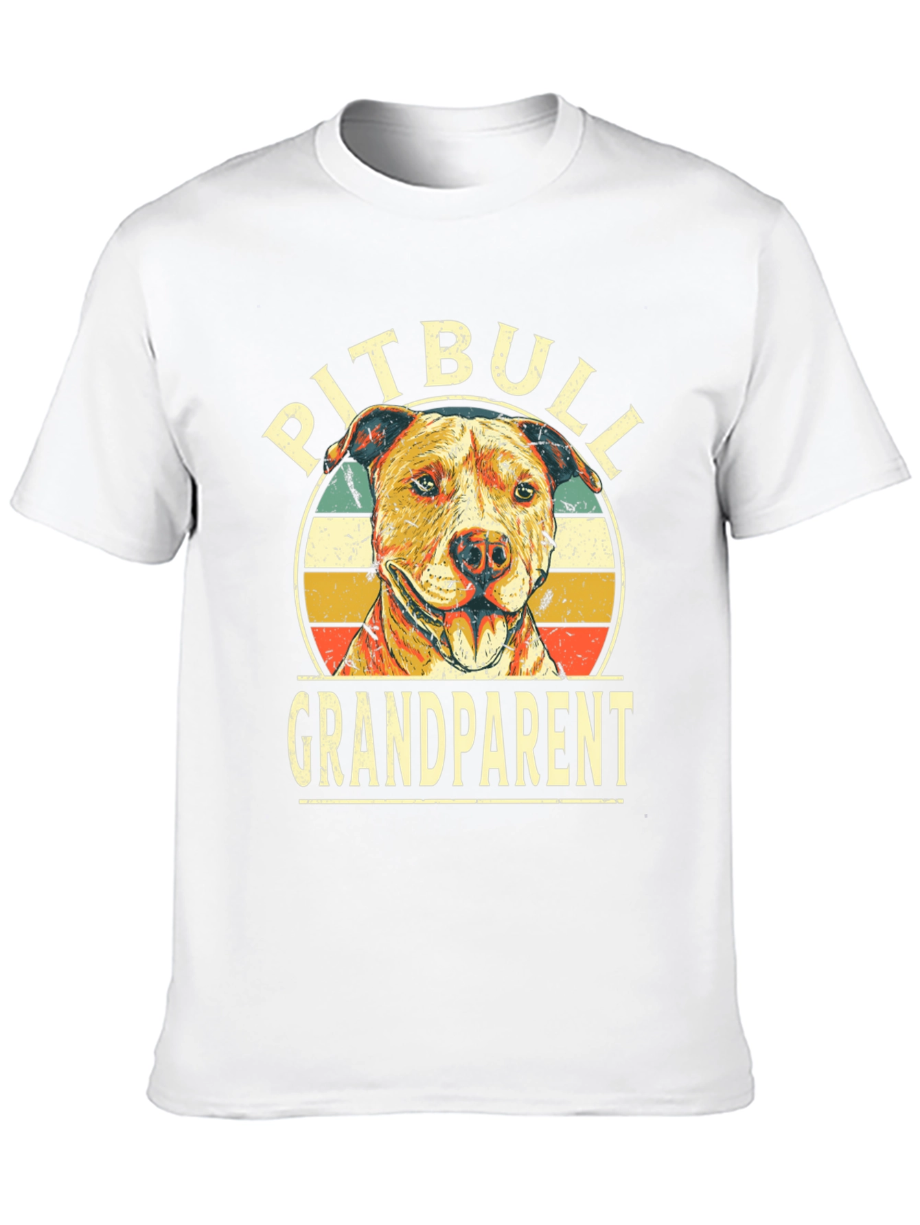 Pitbull Grandparent T-Shirt - Dog Lover Tee