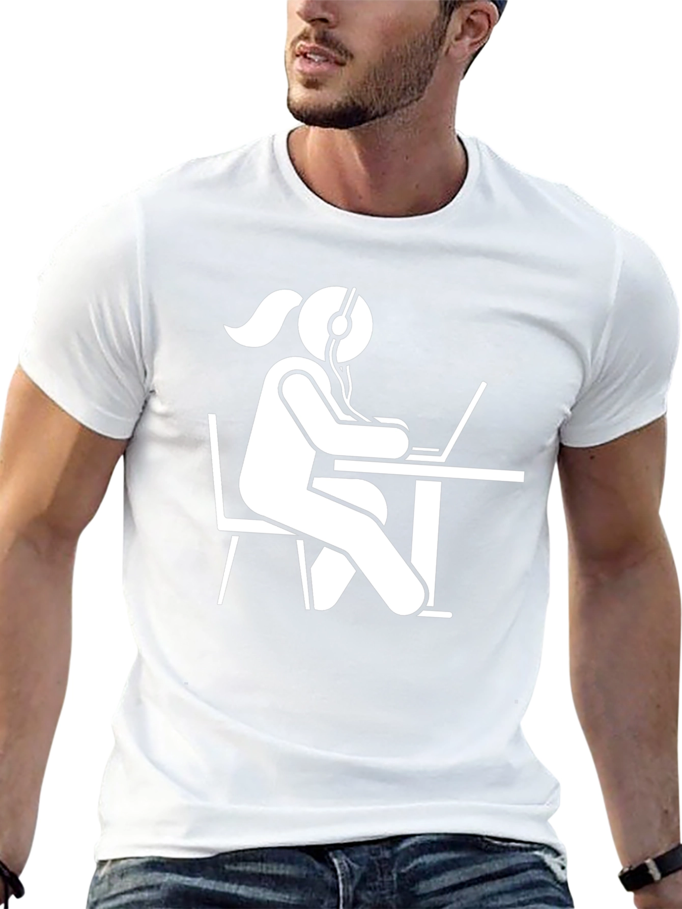 Girl Gamer T-Shirt - Black Cotton Graphic Tee