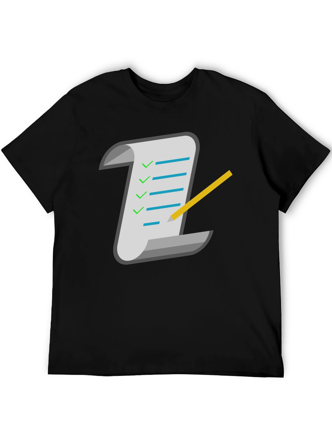 To-Do List Graphic T-Shirt - Black