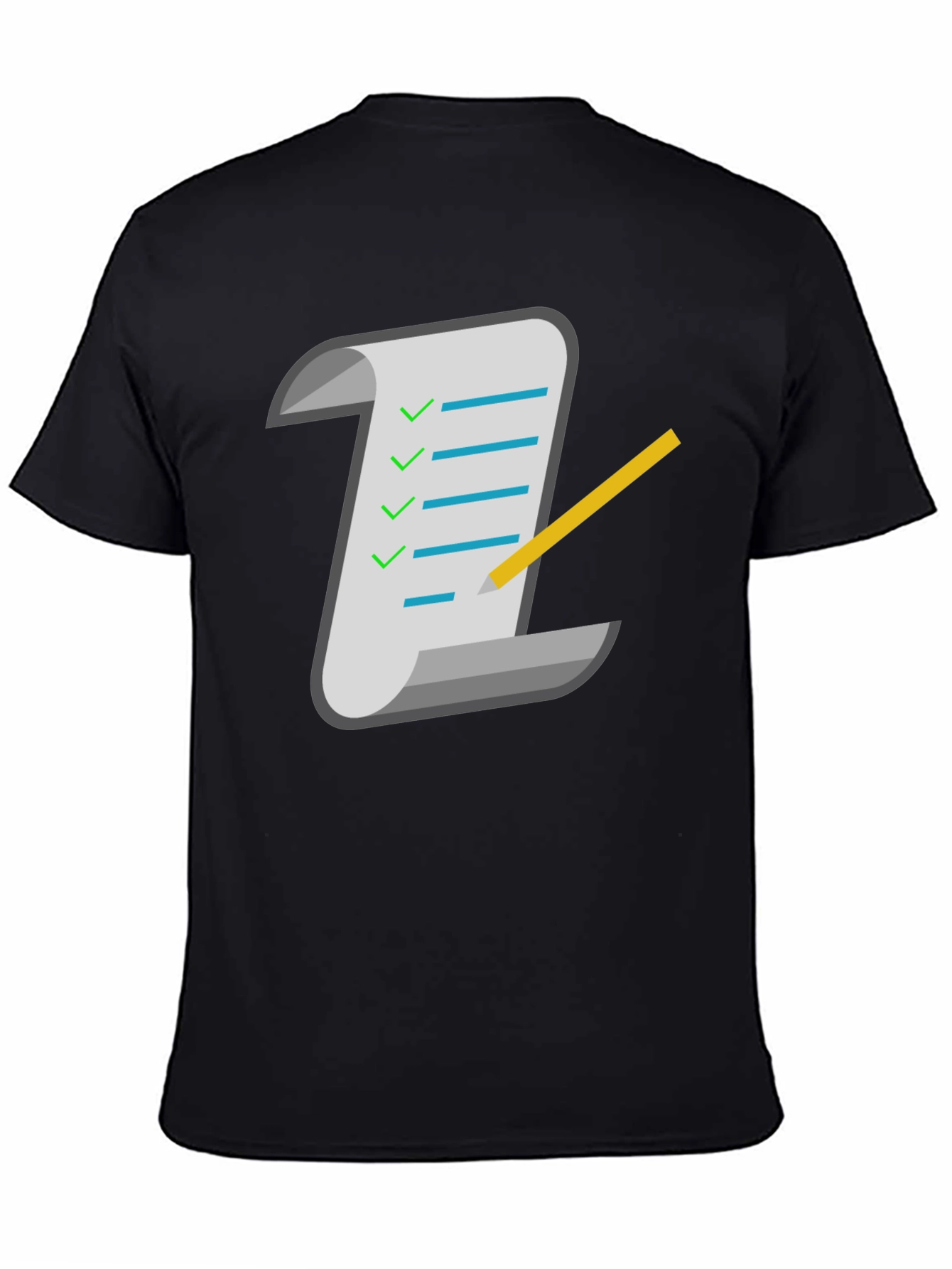 To-Do List Graphic T-Shirt - Black