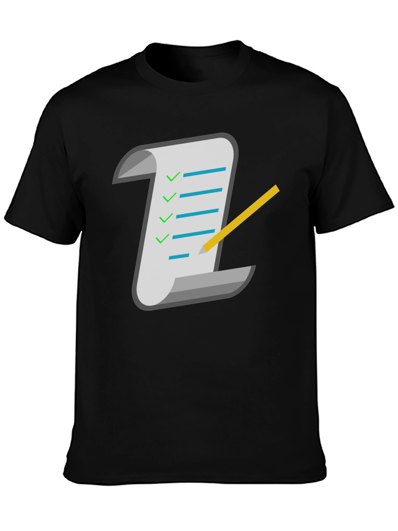 To-Do List Graphic T-Shirt - Black