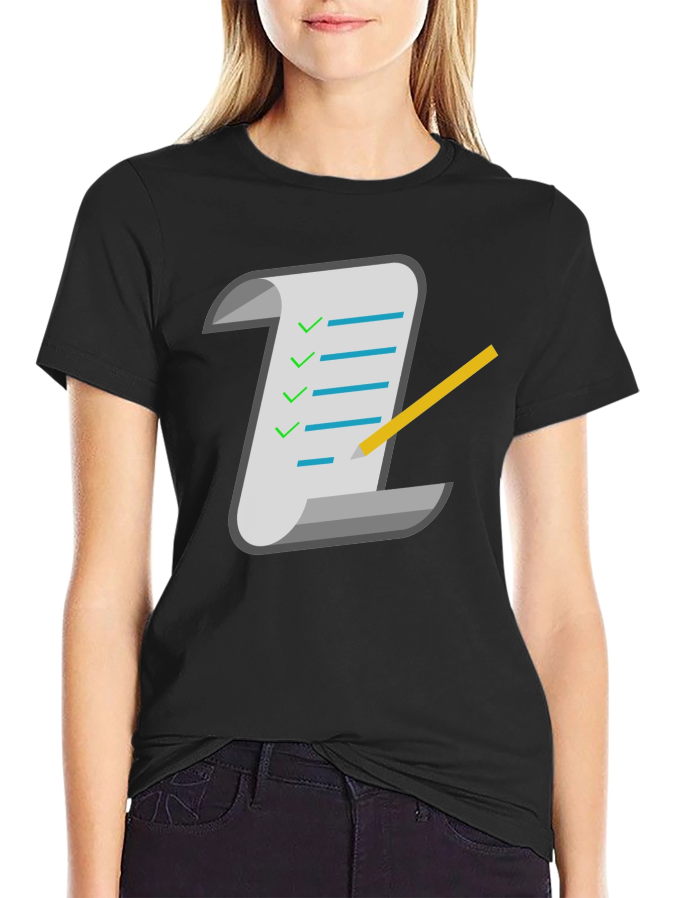 To-Do List Graphic T-Shirt - Black