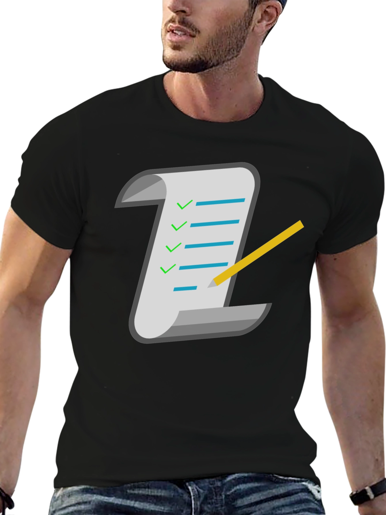 To-Do List Graphic T-Shirt - Black