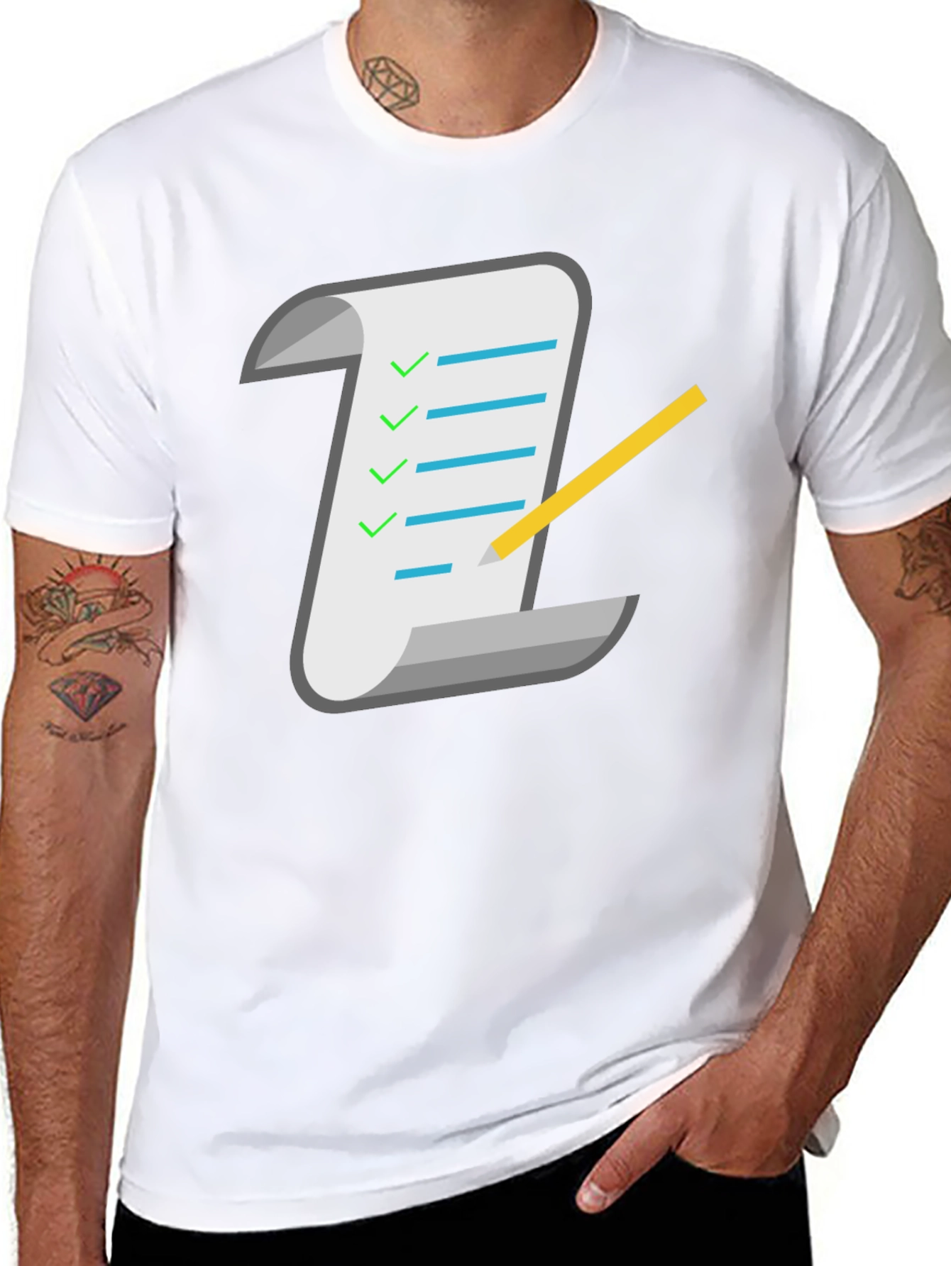 To-Do List Graphic T-Shirt - Black