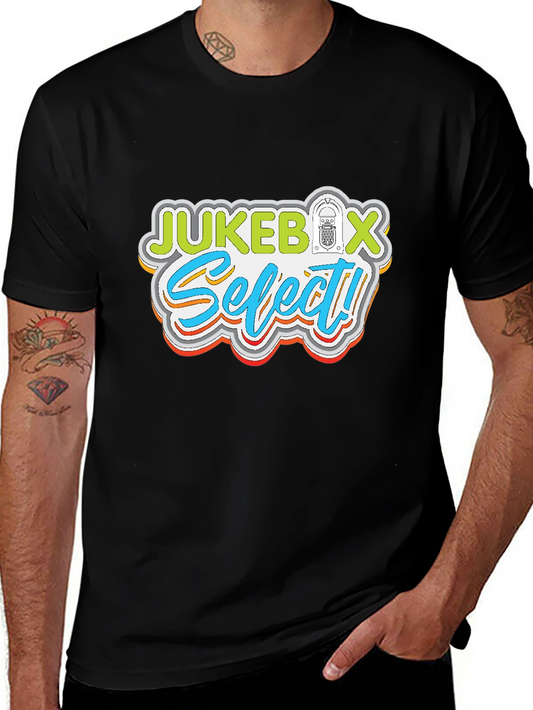 Jukebox Select Novelty Graphic Tee - Retro Music Fan T-Shirt