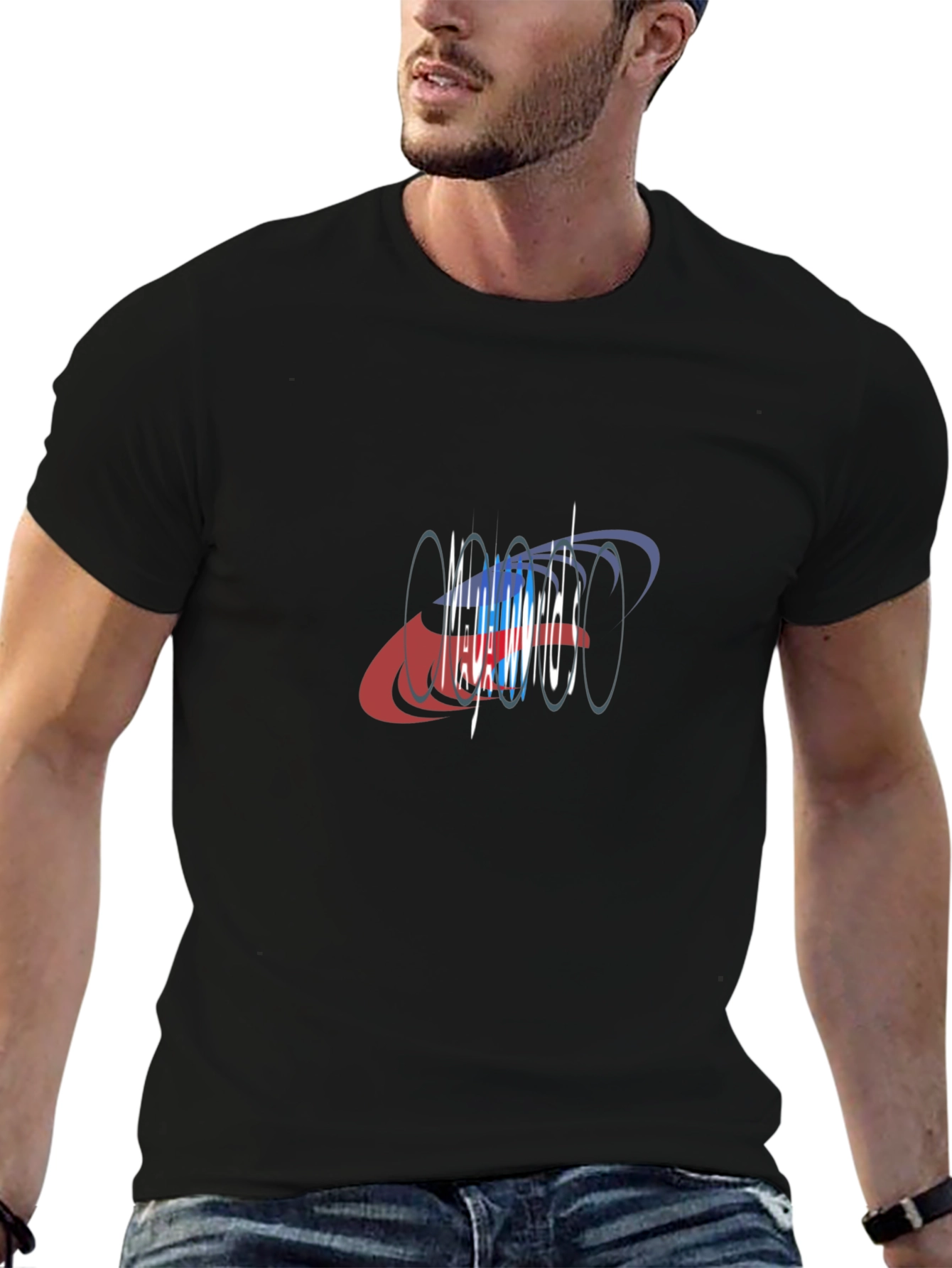 Mega Worlds Black T-Shirt