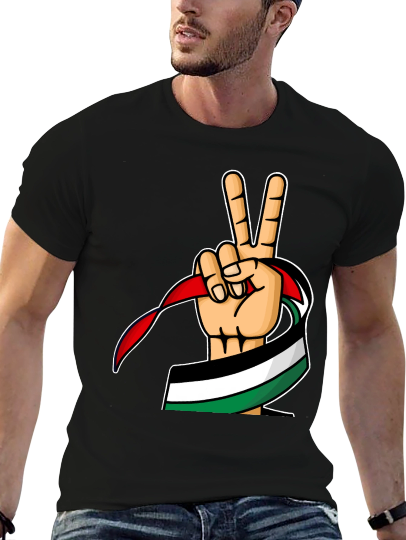 Palestine Peace Sign T-Shirt