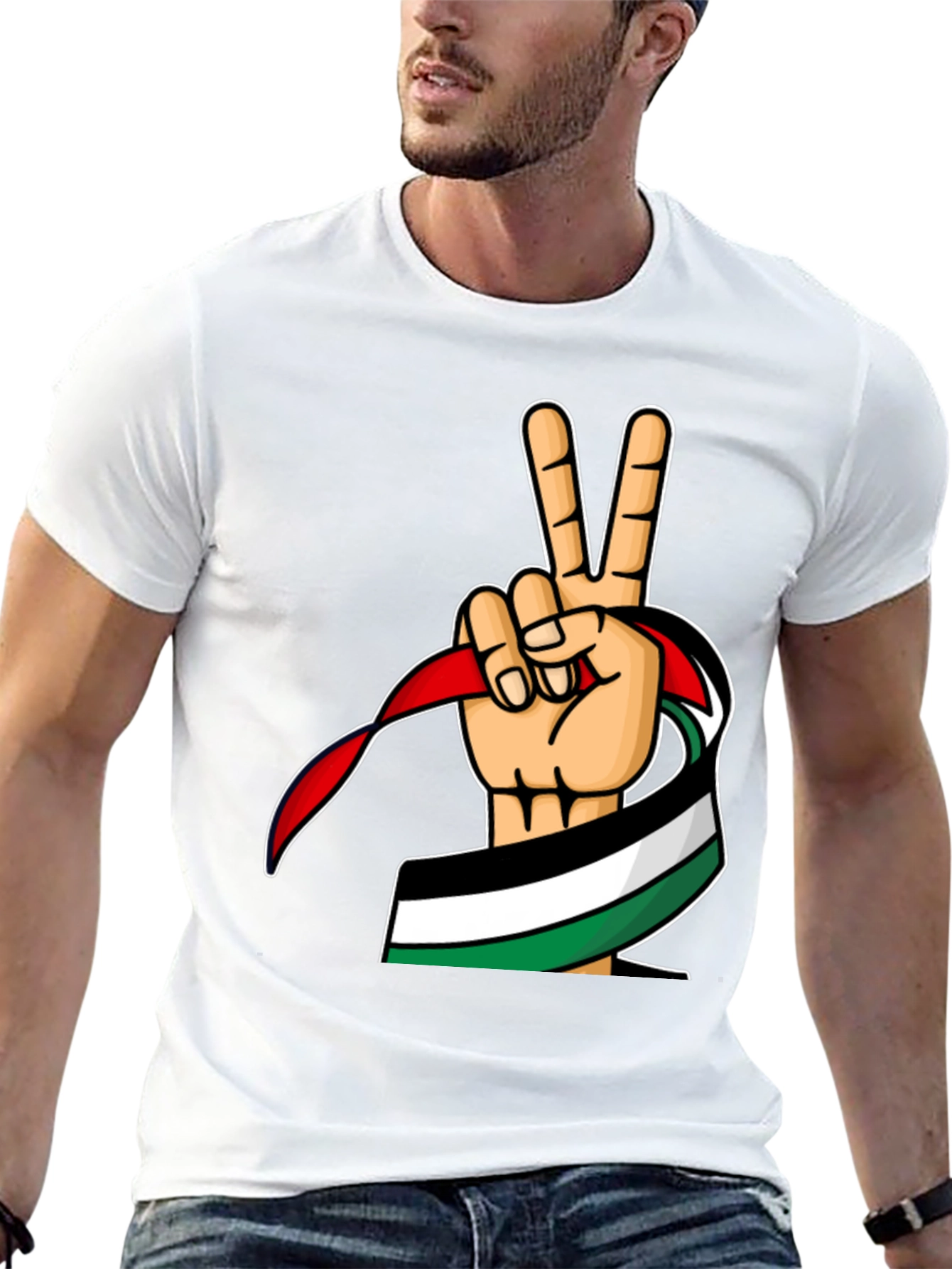 Palestine Peace Sign T-Shirt