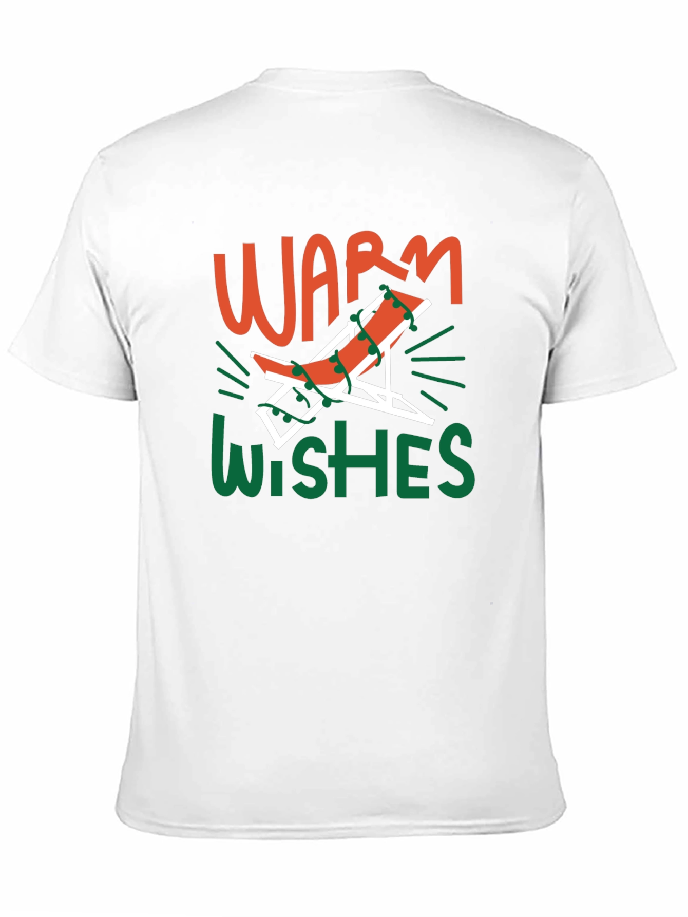 Warm Wishes Holiday Beach Chair Graphic T-Shirt