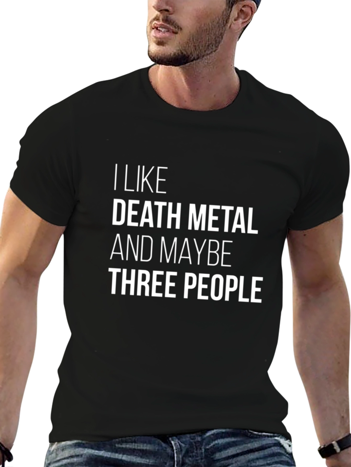 Death Metal & 3 People Graphic T-Shirt