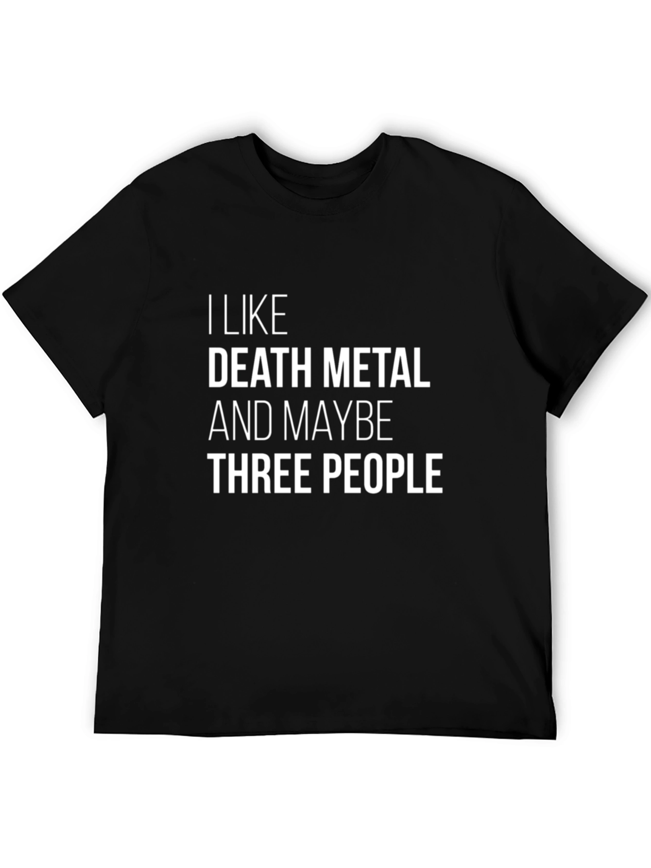 Death Metal & 3 People Graphic T-Shirt