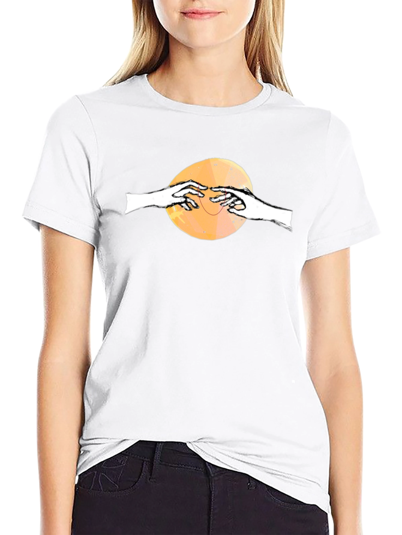 Hands Graphic Black T-Shirt