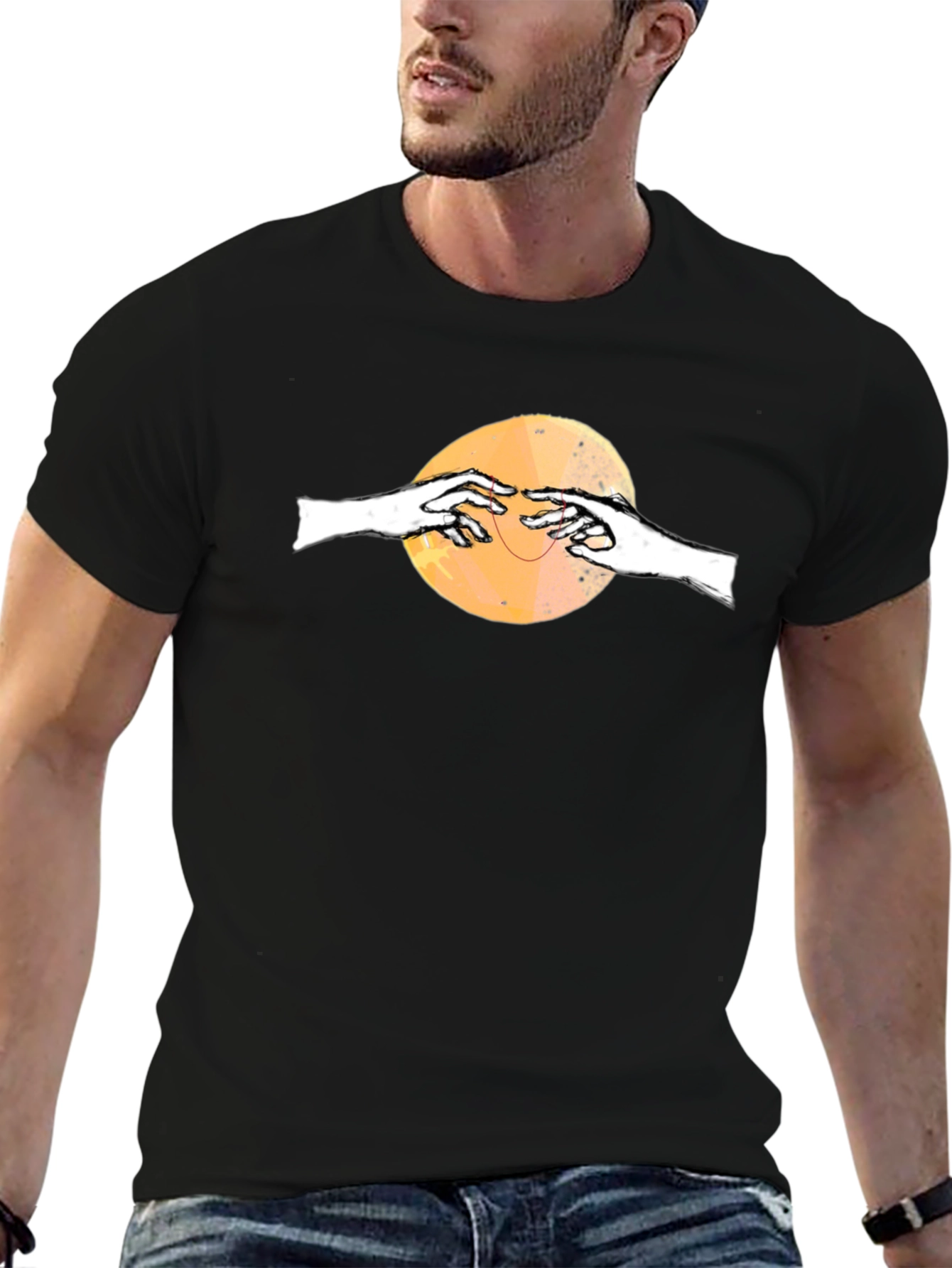 Hands Graphic Black T-Shirt