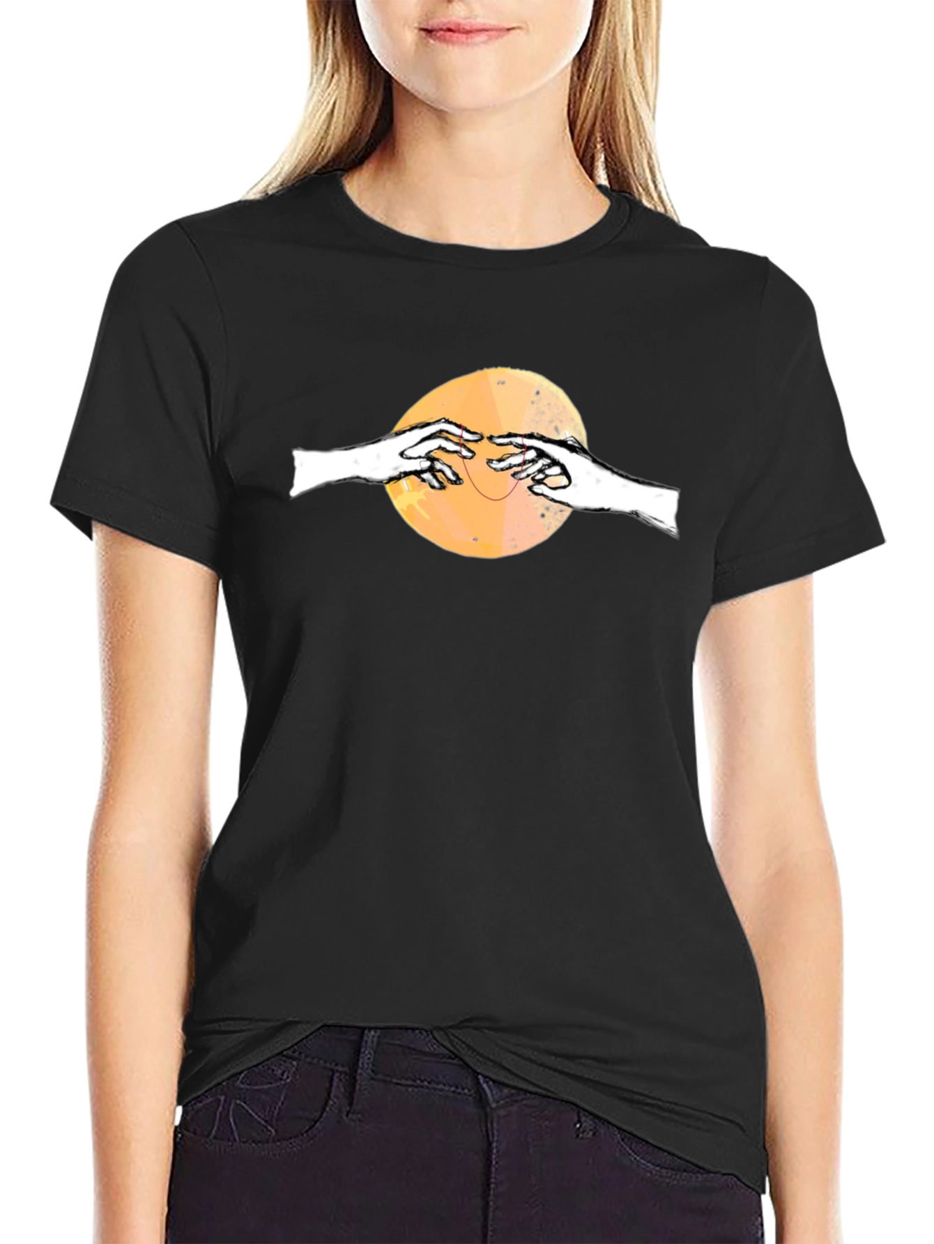 Hands Graphic Black T-Shirt