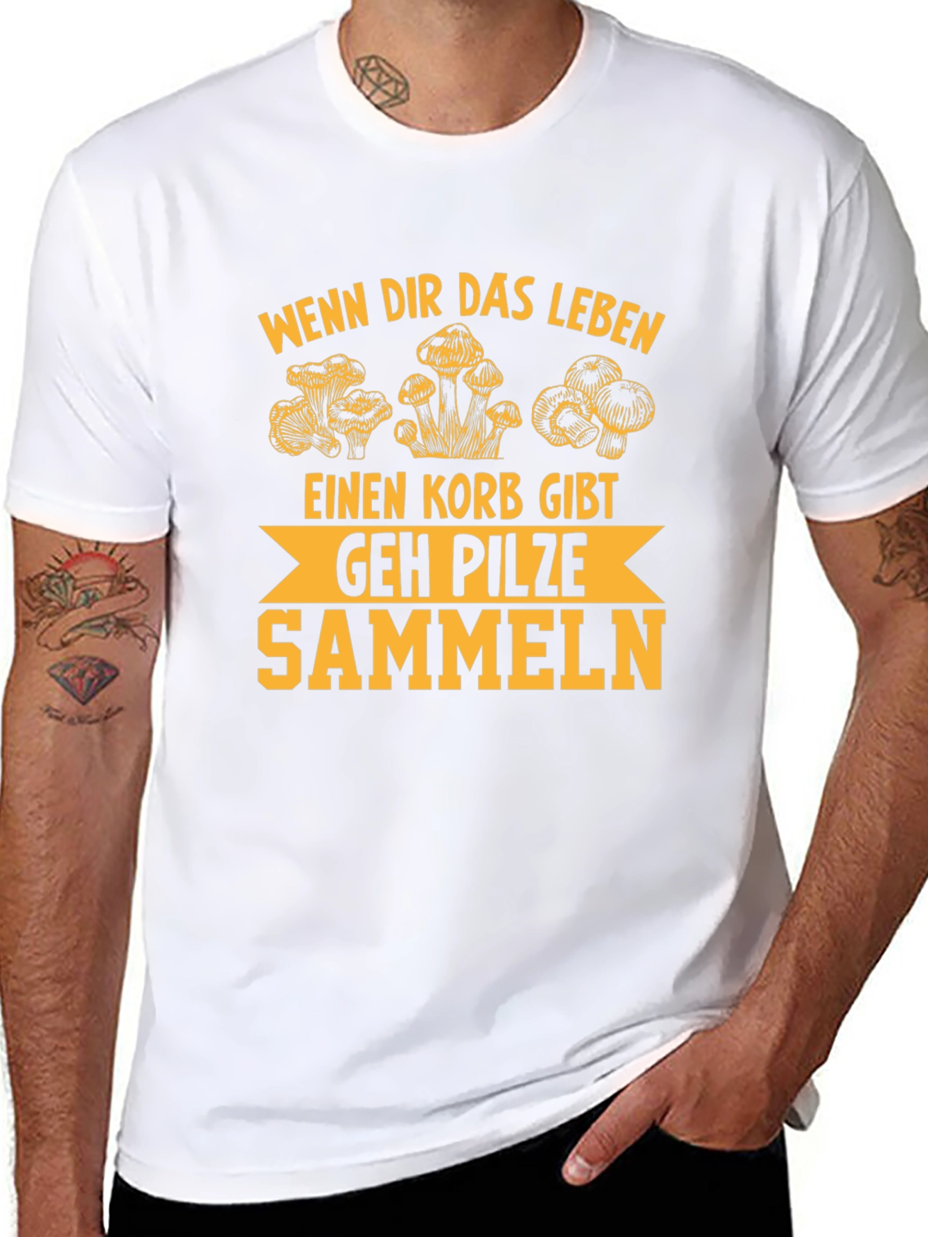 Mushroom Hunting T-Shirt - German Humor Tee