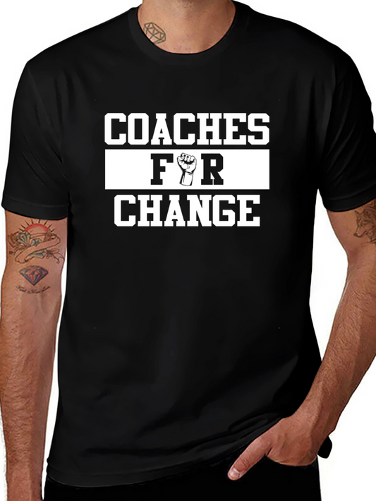 Coaches For Change Black T-Shirt