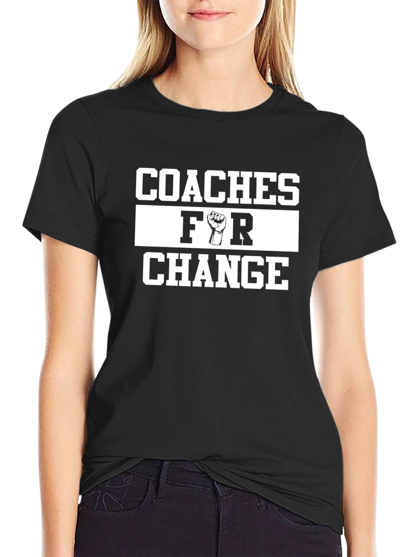 Coaches For Change Black T-Shirt