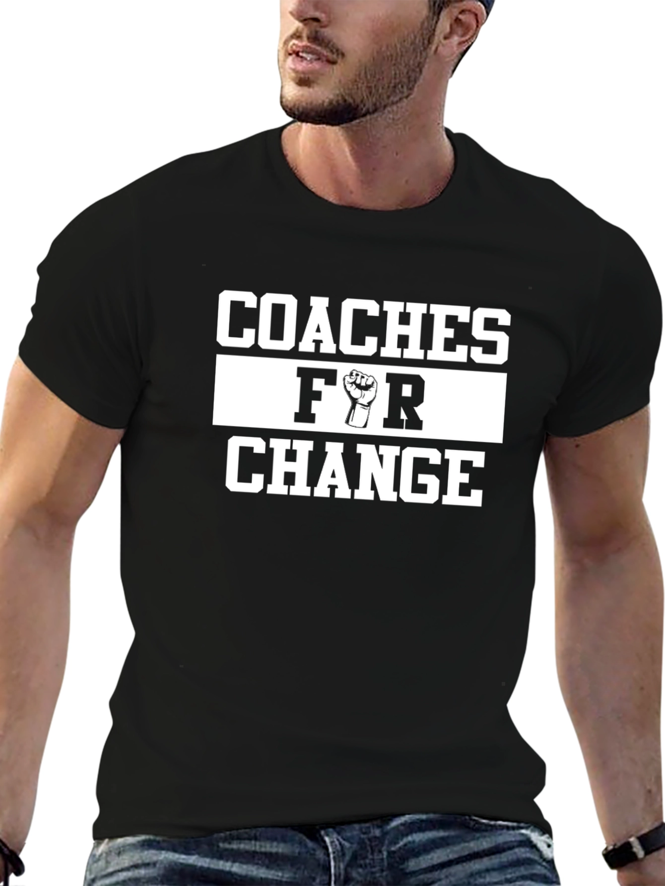 Coaches For Change Black T-Shirt