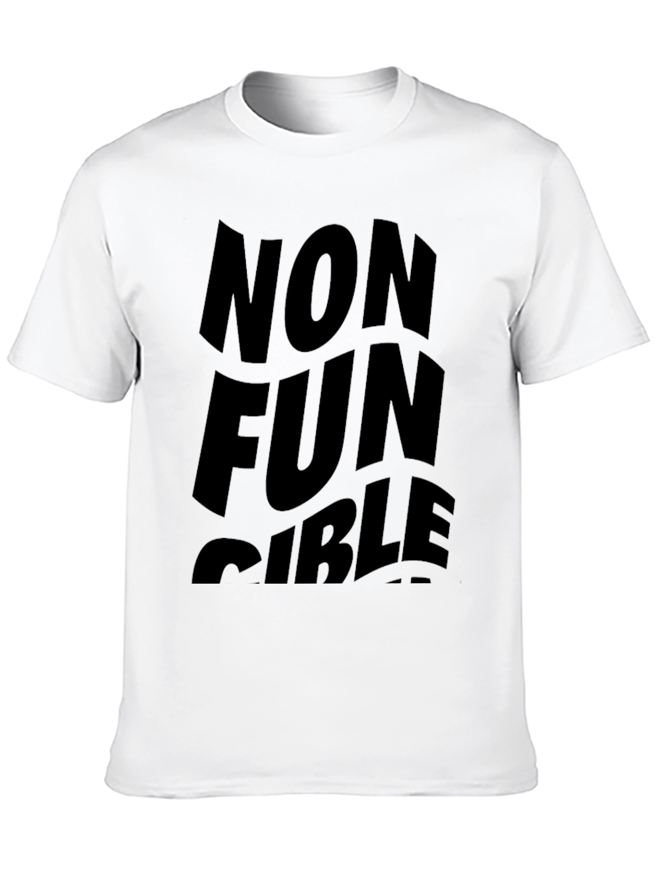 Non Fun Gible Black T-Shirt